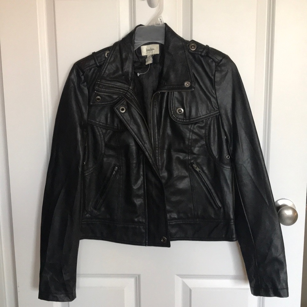 Neiman Marcus leather coat